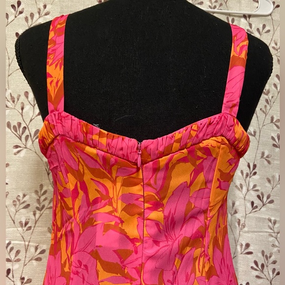 New York & Company - Tropical-Print Sleeveless Midi Dress (NWT) - Picture 4 of 10